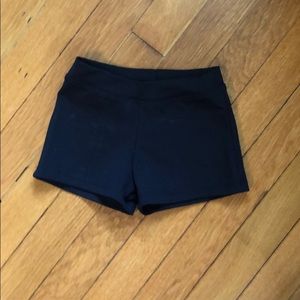 Capezio tumble shorts.